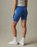 Women's Cotton Stretch Biker Short - Essential Blue